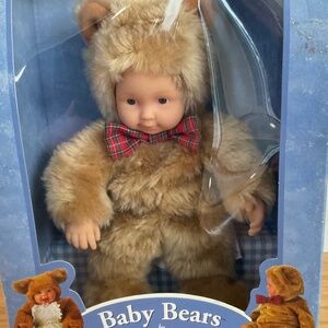 Anne Geddes Baby Bears Bean Filled Collector’s Series New NRFB